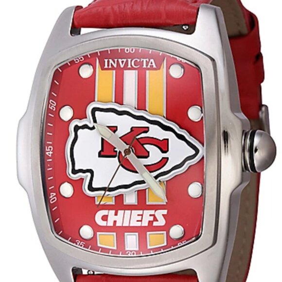 Invicta NFL Kansas City Chiefs 49ers Men's 47mm Lupah Watch Red  (Taylor Swift) - Picture 1 of 5